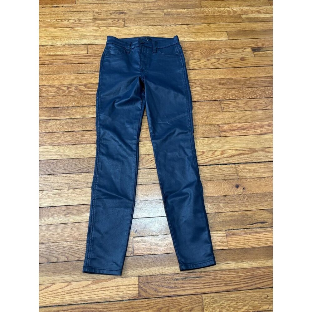 Kut from the Kloth Jeans Womens Mia Fab Ab Toothpick Skinny Waxed Denim Sz 0